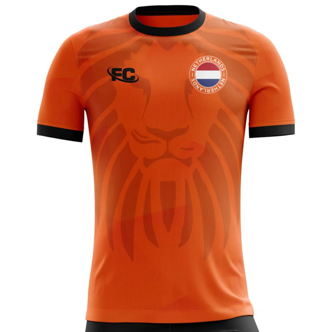 2018-2019 Holland Fans Culture Home Concept Shirt (MEMPHIS 10)-SoccerKits Hub | Buy Soccer Jerseys Online